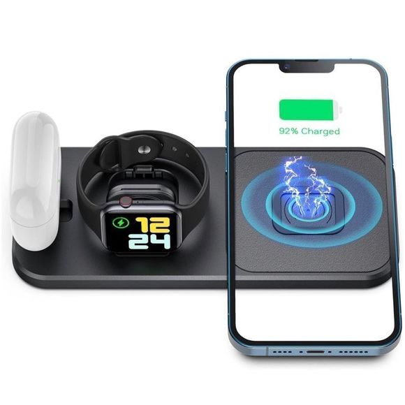 No Brand Other - *NIB* Portable and Foldable 3 in 1 Wireless Charging Station, for Apple Watch iP